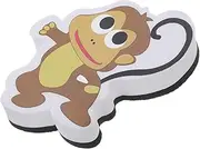 NUOBESTY Mini Dry Erasers Whiteboard Erasers Monkey Design Magnetic Chalkboard Cleansers for Back to School