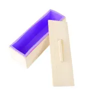 1.2kg Silicone Wooden Box With Lid Handmade Easy Release Incubator (1