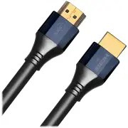 Cruxtec HDMI 2.1 8K with Ethernet Male to Male Cable 3m Black, supports 8K@60Hz/ 4K@120Hz