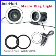 AstrHori Macro LED Ring 5W Fill Light with 7 Adapter light Ring for DSLR Cameras