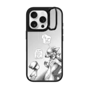 iPhone 16 Pro Mirror Ring Stand Case MagSafe Compatible Real World