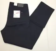 New $198 Brax Cooper Fancy 5 Pocket Pants Men's 38x34 Navy Hi-Flex Chino Casual