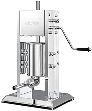 3L Manual Vertical Sausage Filler - Stainless Stuffer Meat Press Machine