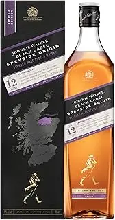 Johnny Walker Black Label 12 Years Spayside Origin [Whiskey UK 700ml ]