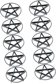 Toyvian 10 Pack Plant Risers for Indoor Pots Bonsai Bottom Pad Pot Stand Airflow Design Sturdy Pp Material