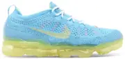 Nike Air VaporMax 2023 Flyknit Baltic Blue Citron Sneakers FJ3999-100 Men's 13