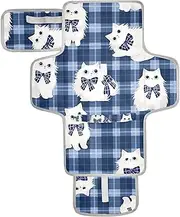 Reusable Waterproof pad with Tissue Pocket Diaper mat Changing pad Lightweight & Foldable Changing Station
