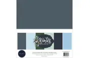 Carta Bella WINTER MARKET 12x12 Coordinating Solids Textured Cardstock Kit