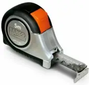 Bahco TAPE MEASURE 5m Metric, Automatic Blade Lock,Magnetic Tip, Stainless Steel