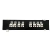CAT6 UTP Extender Patch Panel Wall-Mount RJ45 Wall Bracket Toolless Rack