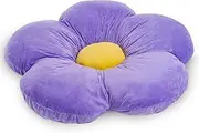 (Medium 50cm Diameter, Purple) - 50cm Medium Purple Daisy Flower Pillow, Cushion Pillow, Girls Room & Baby Nursery Decorative Throw Pillow, Kids Room Decorative Plush Pillow. in U.S)