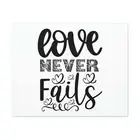 Psalm 86:15 Love Never Fails Christian Wall Art Print Ready to