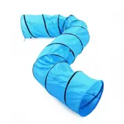 5.5M Shape Adjustable Dog Agility Training Tunnel Waterproof Foldable W/Handy Carrying Case