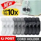 Up 10Pcs Wire Cable Organizer Winder Cord Holder for Kitchen Appliances Computer