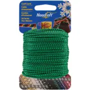 Cottage Mills Needloft Novelty Craft Cord 20yd-Metallic Green