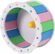 PEPLAYTAL Silent Hamster Running Wheel Exercise for Pets Plaything for Hamsters and Chinchillas Promotes Prevents Boredom While Youre