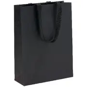J.Burrows Premium Kraft Bags Medium Black 12 Pack