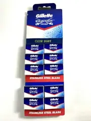 50PC GILLETTE WILKINSON SWORD RAZOR BLADES Double Edge Safety Razor Blades