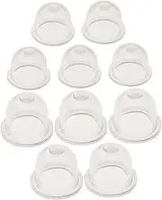 10 Pcs Plastic Primer Bulbs for Chainsaw Hedge Mower Replacement Parts Gas Primer Bulb Size Aftermarket for Small Engines