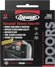 Dynamat 10435 12" x 36" x 0.067" Thick Self-Adhesive Sound Deadener with Xtreme Door Kit
