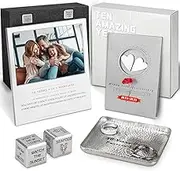 Kipwake 10 Year Anniversary Tin Gifts For Him Her For Wife Couples,10th Wedding Anniversary Aluminum Gifts Set,Happy 10th Gift Ideas For Couple, Best 10th Gifts Basket Box With Card Decorations