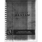 Clausing Bantham Lathe Owners Parts Manual 27 pages