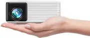Yoton Mini Projector, Portable Phone Small Projector 1080P Full HD Supported for