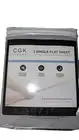 Bed Linens for One Single Flat Sheet Twin XL Mattress White (New)