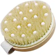 NOLITOY Exfoliating Brush Exfoliator Brush Handleless Massage Brush Ppr Bath Brush Dry Scrubber Bath Brush Yellow Barrette Exfoliate Brush Exfoliating Body Scrubber Shower Brush Wooden