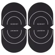 2Pcs/set Record Cleaner Mitt Handler Mitt Black Vinyls Record Clip Disc Cleaning