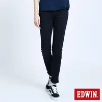 在飛比找momo購物網優惠-【EDWIN】女裝 JERSEYS 迦績EJ2棉感小直筒長褲