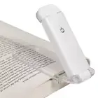 LED Light Clipped to Book Reading Lamp Desk Eye Protection for Students