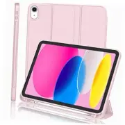 iMieet New iPad 10th Generation Case 2022 10.9 Inch with Pencil Holder, Pink