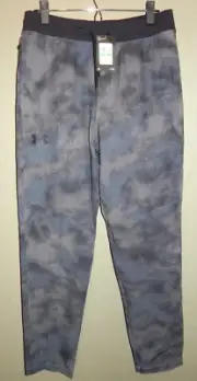 Under Armour UA Elite Tapered Print Men's Pants 1383281-025 Size L Black / Grey