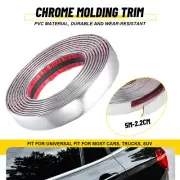 Car Edge Door Window Guard Chrome Molding Trim Protector Strip Tape 5M AUXITO B