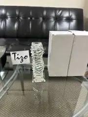 NIB TIZO "Twisted" Crystal Candlesticks Candleholders, Pair (2 Pieces)...$300+!