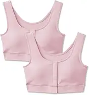 [Gunze] CI4055 Women's Front Open Bra, Rac-Bra, Wireless, Insert Pad Included, Easy to Put on and Take Off, Post-Surgery, Hospitalization, Breast Cancer