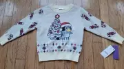 NWT Bluey Christmas Tree Pullover Sweater - Cream 18mos