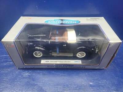 1/18 1936 FORD DELUXE CABRIOLET IN Black BY WELLY # 9867W