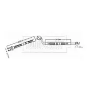 BORG & BECK Brake Hose BBH8415 FOR Mazda6 Genuine Top Quality 2yrs No Quibble Wa