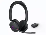 Yealink WH68 Dual Teams Hybrid DECT & Bluetooth Hybrid Wireless Technology, 4-Mic Hybrid ANC, 4-Mic Noise Cancellation, All-Day-Wearing Comfort WDD60