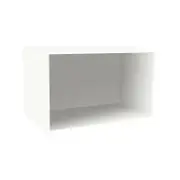 Kaboodle 400-499mm Feta Whip V Customisable Open Slimline Shelf