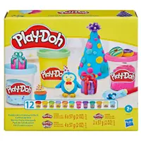 在飛比找ETMall東森購物網優惠-Play-Doh 培樂多黏土 慶祝派對彩色黏土 G0149