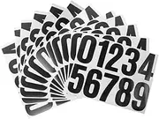 NUOBESTY 10 Sheets Large Self Adhesive Number Stickers of Durable Numbers for DIY Mailbox Address Signs Use Easy to Apply Removable Design