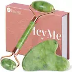 BAIMEI IcyMe Gua Sha & Jade Roller Facial Tools Face Roller and Gua Sha Set f...