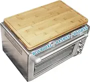 ANFU Cutting Boards Compatible with Breville BOV800XL/845BSS/860BSS, Butcher Block for Toaster Smart Oven Pro Air Fryer, Increates Storage Space and Protects Cabinets (45x27.6cm)