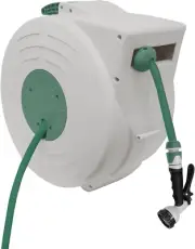 HILLS UV Resistant Retractable Water Hose Reel, 20 Meter Length