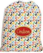 Book / Library Bag | Daycare Toy Bag | SML | Old School Mickey | 1st Name FREE