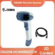 Zebra DS2208-HC0000BZZCN Healthcare 2D Corded Handheld Barcode Scanner+USB Cable