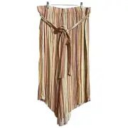 City Chic Pant Women's Medium/18 Multicolored Takamaka Stripe Plus Curvy NWT